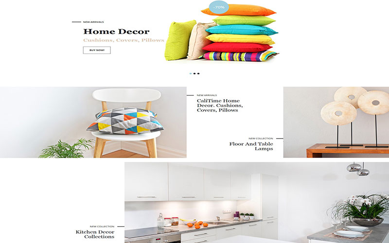 Κατασκευή ηλεκτρονικού καταστήματος eshop  Home Decor 